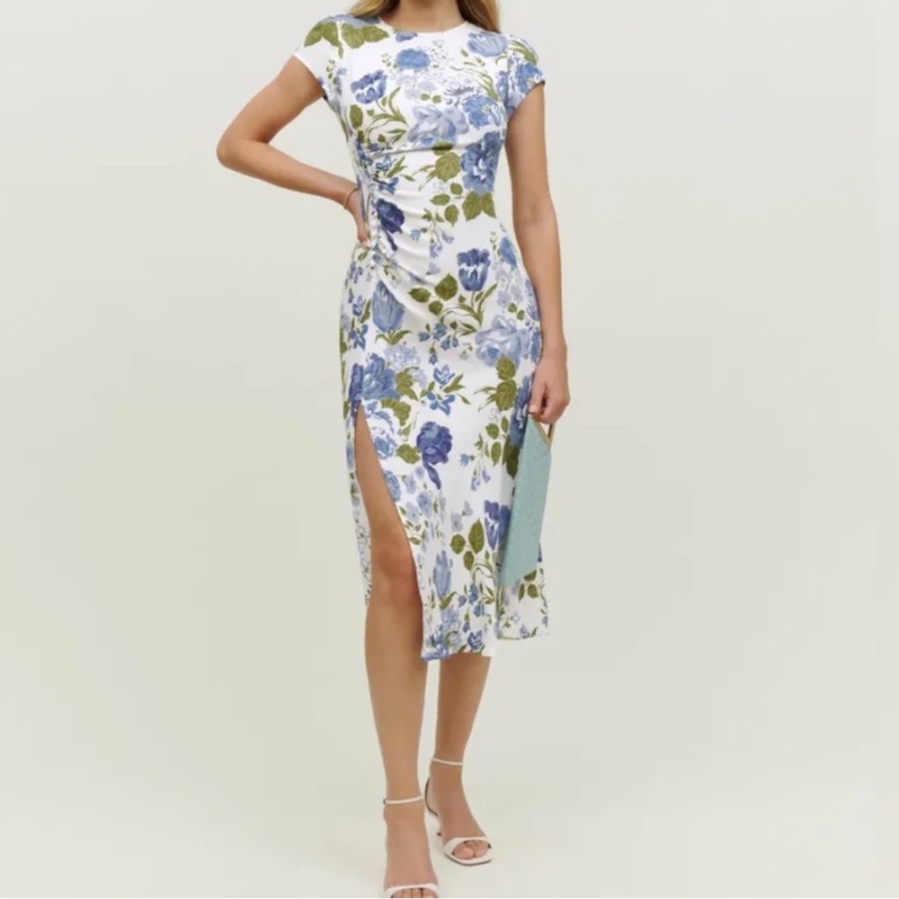 Reformation Frasier Lucca Print Dress